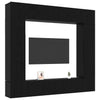 TV-møbelsæt 8 pcs Sort eg 100 x 30 x 30 cm Konstrueret træ