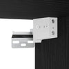 TV-møbelsæt 8 pcs Sort eg 100 x 30 x 30 cm Konstrueret træ