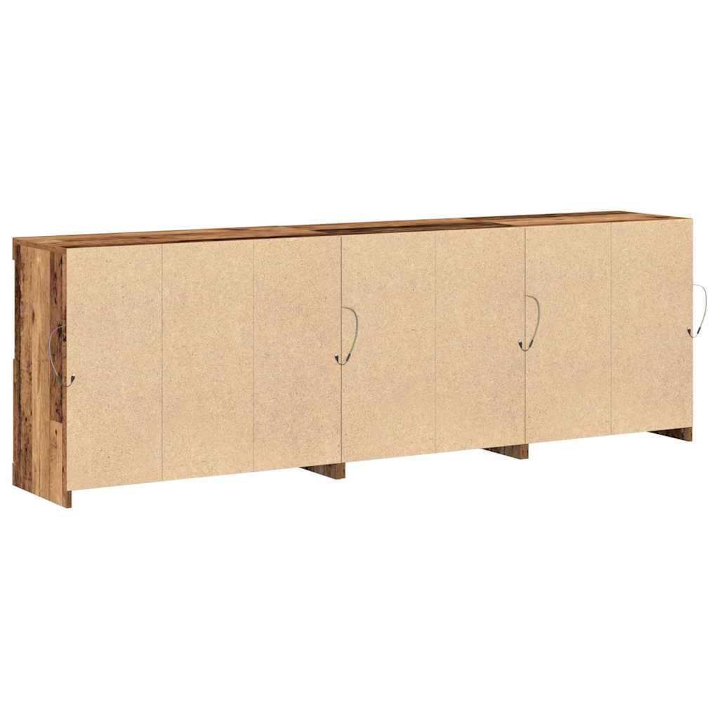 Sideboard Gammelt træ 202 x 37 x 67 cm Konstrueret træ