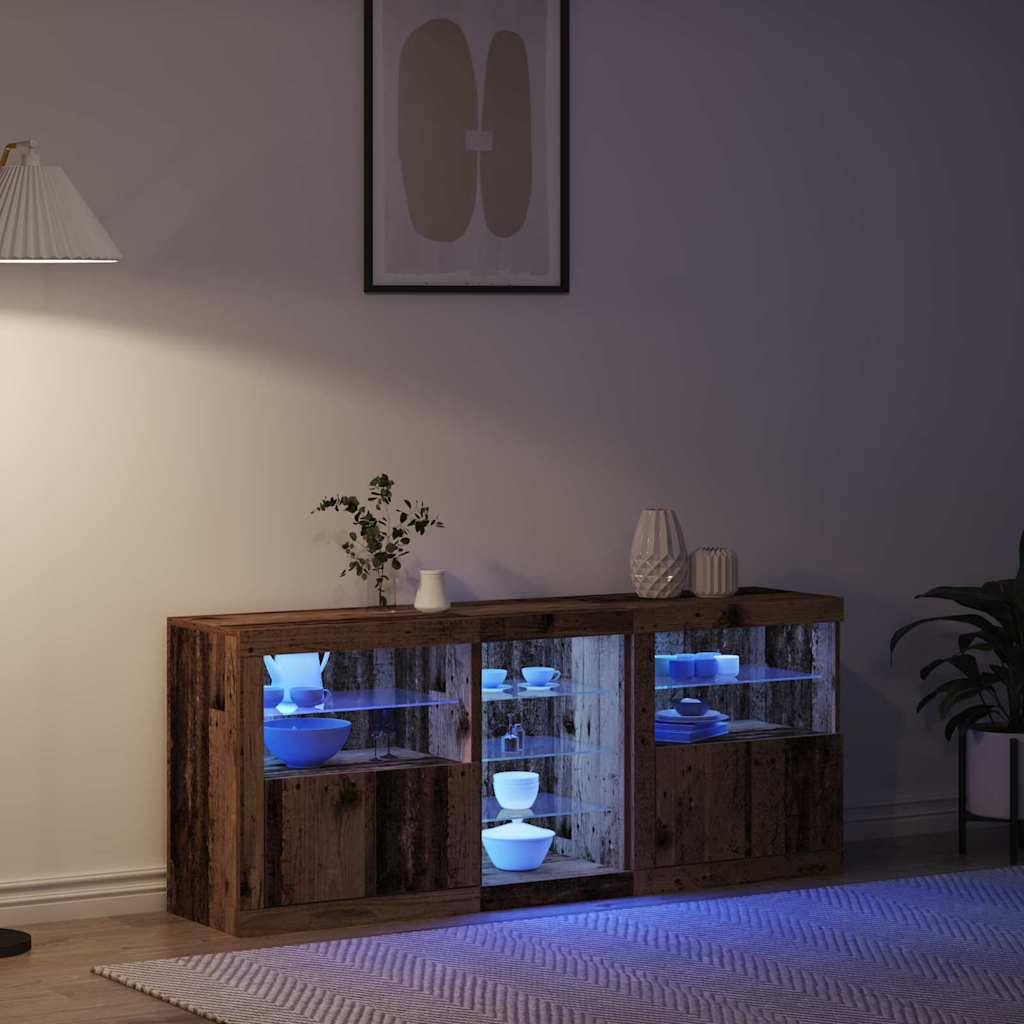 Sideboard Gammelt træ 162 x 37 x 67 cm Konstrueret træ