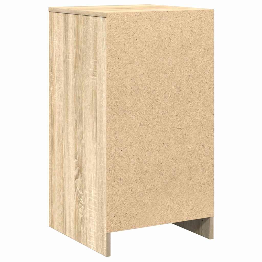 Sideboard med skuffe Sonoma-eg 40 x 41 x 75 cm Konstrueret træ