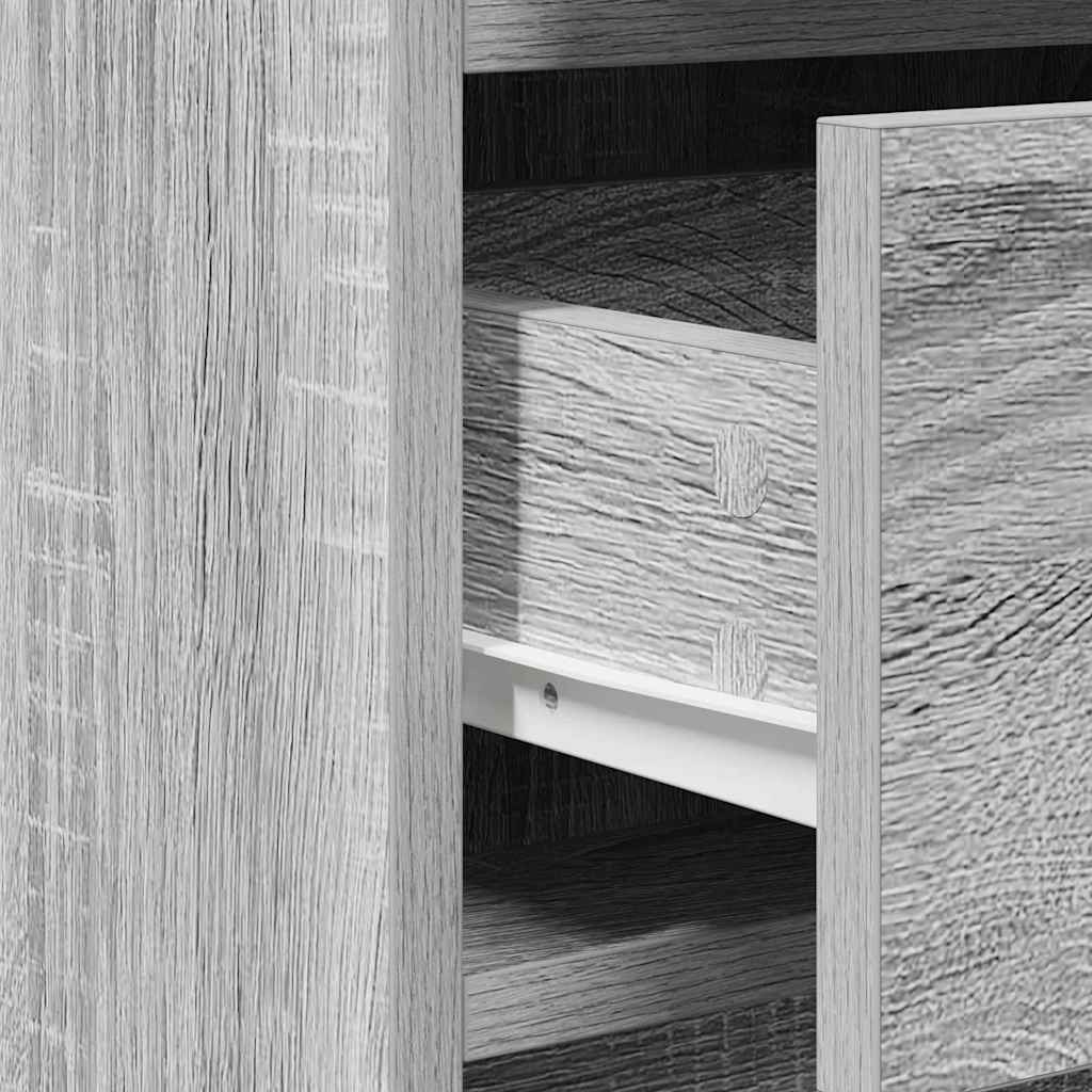 Sideboard Grå sonoma-eg 40 x 41 x 75 cm Konstrueret træ
