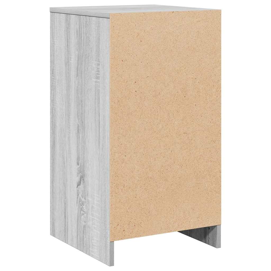 Sideboard Grå sonoma-eg 40 x 41 x 75 cm Konstrueret træ