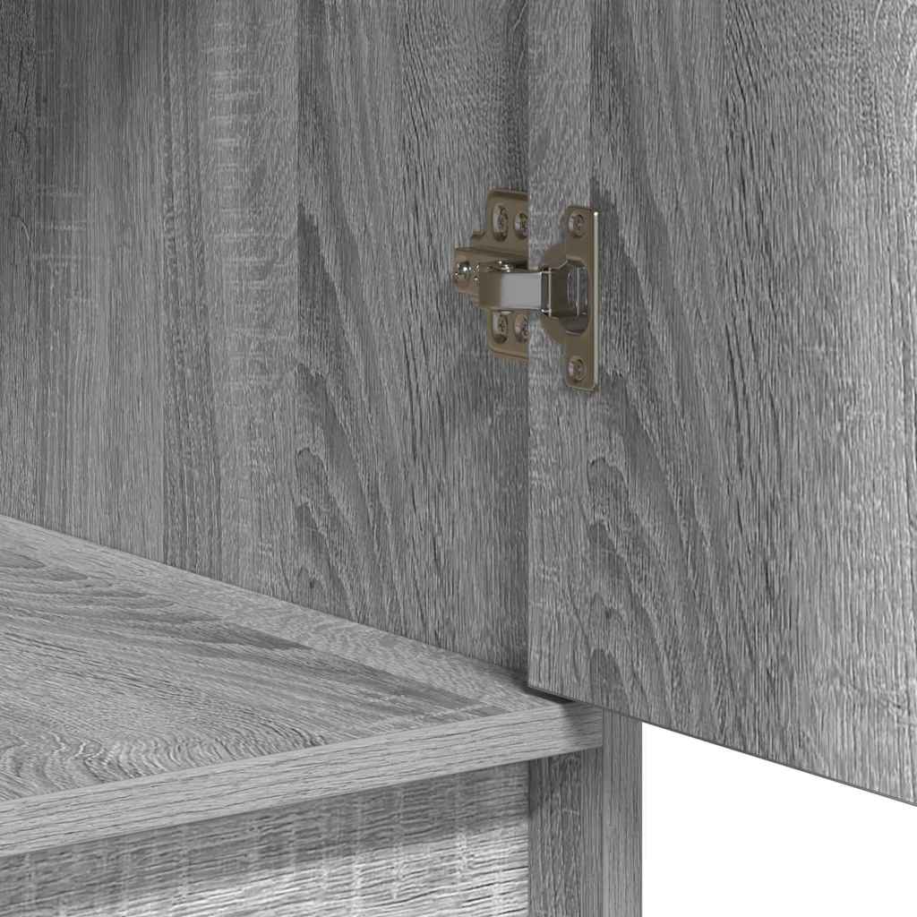 Sideboard Grå sonoma-eg 40 x 40.5 x 75 cm Konstrueret træ