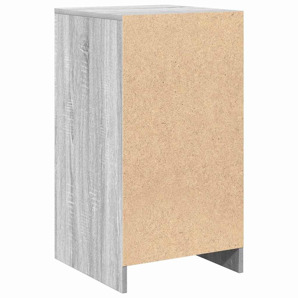 Sideboard Grå sonoma-eg 40 x 40.5 x 75 cm Konstrueret træ