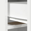Highboard med skuffe Hvid 40 x 40,5 x 135 cm Konstrueret træ