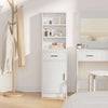 Highboard med skuffe Hvid 40 x 40,5 x 135 cm Konstrueret træ