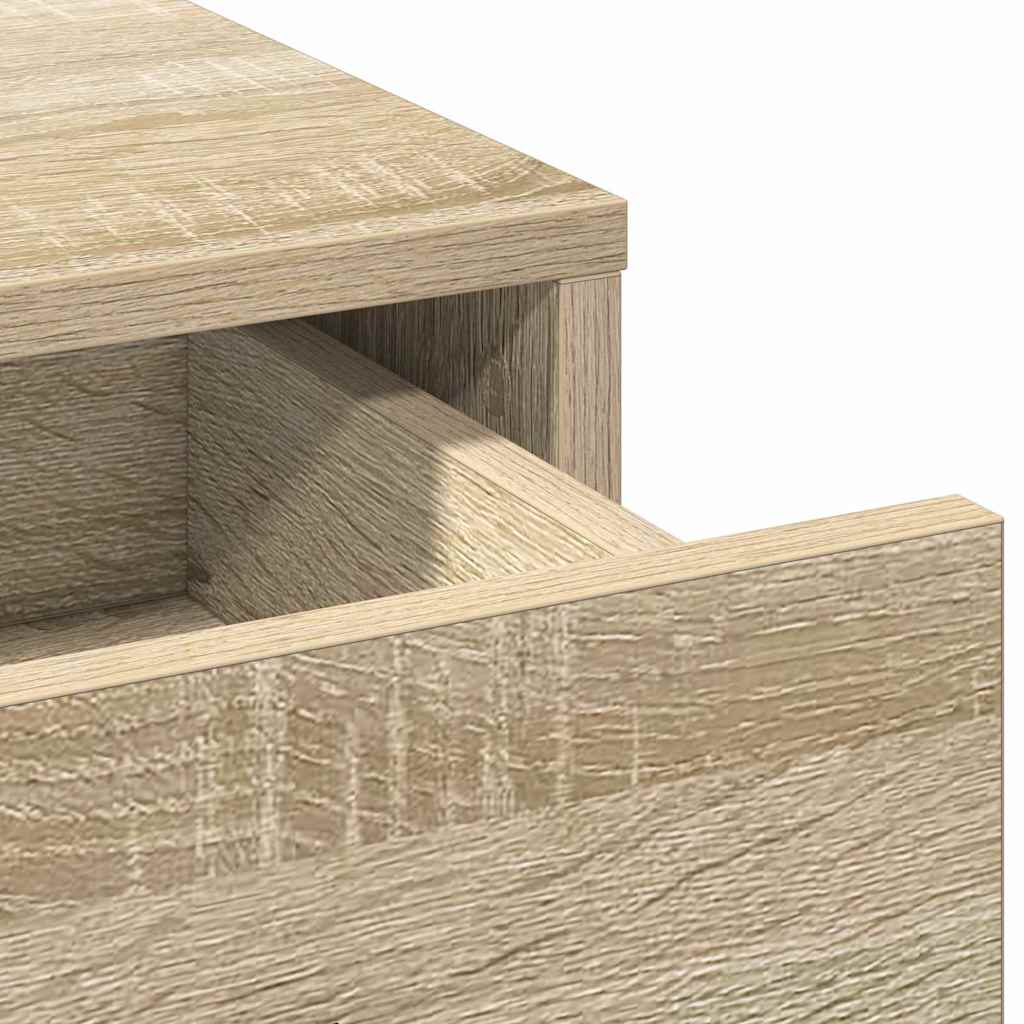 Highboard Sonoma-eg 40 x 40,5 x 135 cm Konstrueret træ