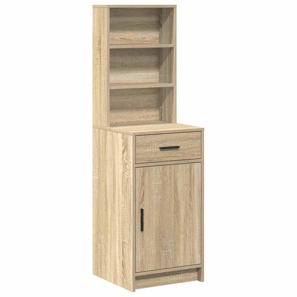 Highboard Sonoma-eg 40 x 40,5 x 135 cm Konstrueret træ