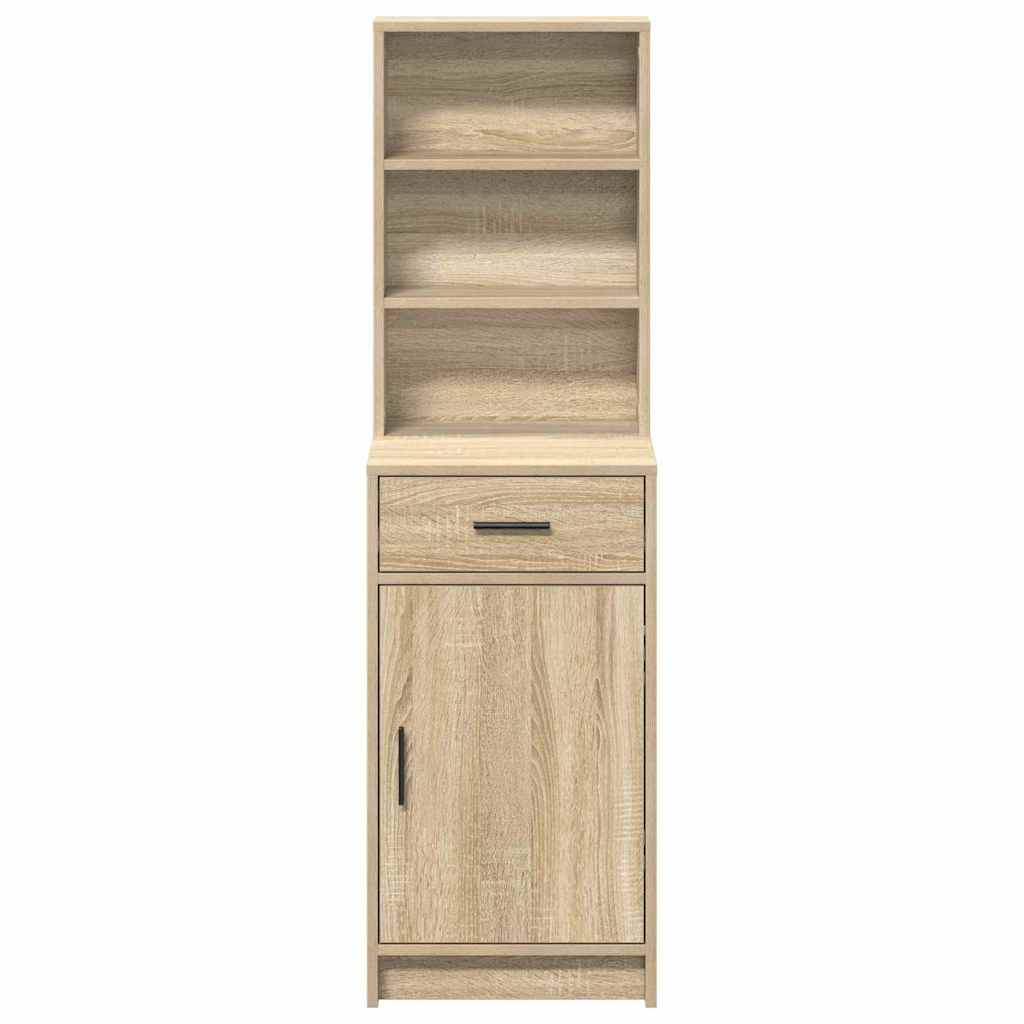 Highboard Sonoma-eg 40 x 40,5 x 135 cm Konstrueret træ
