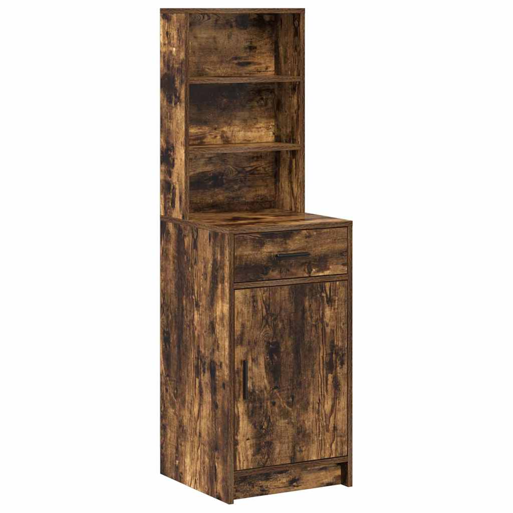 Highboard Røget eg 40 x 40,5 x 135 cm Konstrueret træ