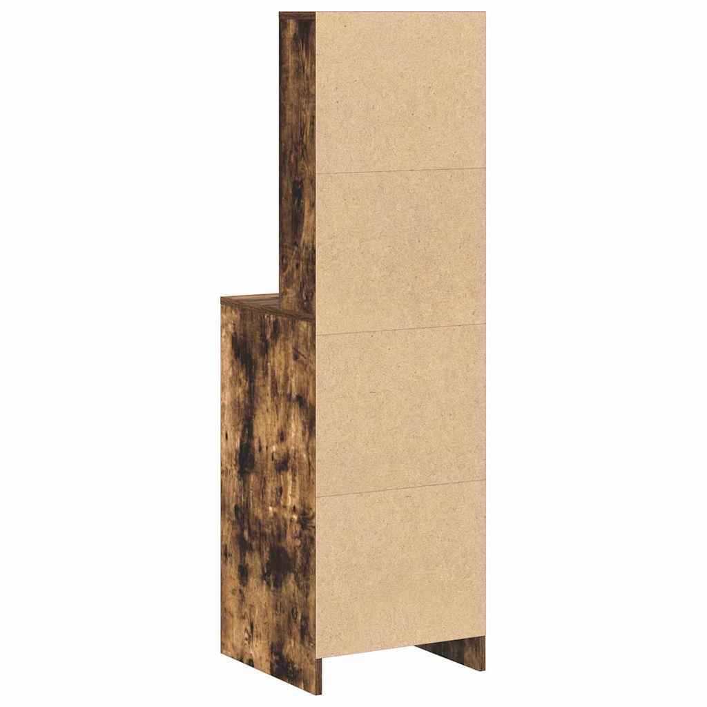 Highboard Røget eg 40 x 40,5 x 135 cm Konstrueret træ