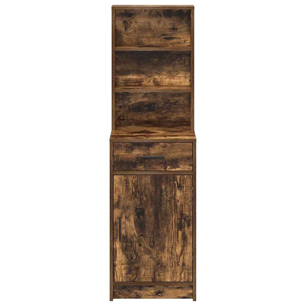 Highboard Røget eg 40 x 40,5 x 135 cm Konstrueret træ