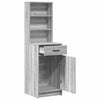 Highboard Grå sonoma-eg 40 x 40,5 x 135 cm Konstrueret træ