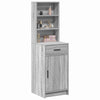 Highboard Grå sonoma-eg 40 x 40,5 x 135 cm Konstrueret træ