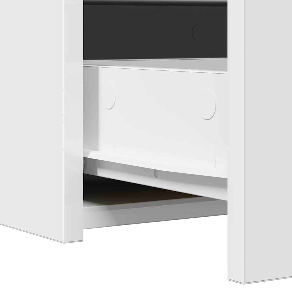 Klædeskab med skuffe Hvid 83 x 40 x 70 cm Konstrueret træ
