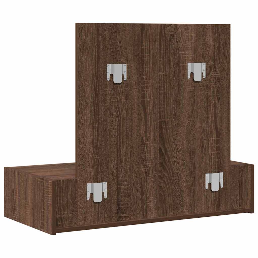 Klædeskab med skuffe Brun 83 x 40 x 70 cm Konstrueret træ