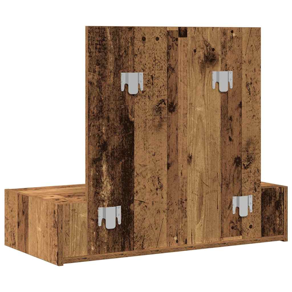 Klædeskab med skuffe Brun 83 x 40 x 70 cm Konstrueret træ