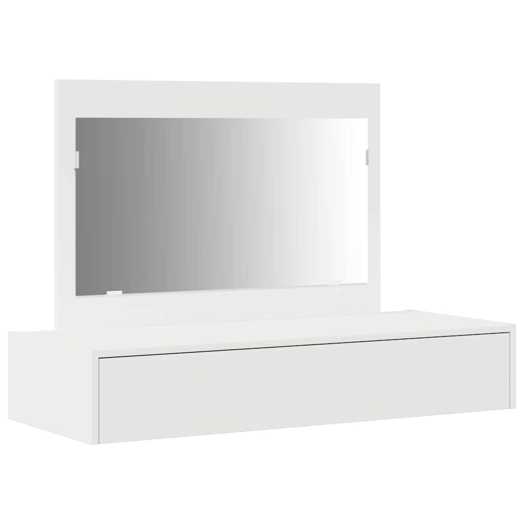 Klædeskab med skuffe Hvid 100 x 40 x 70 cm Konstrueret træ