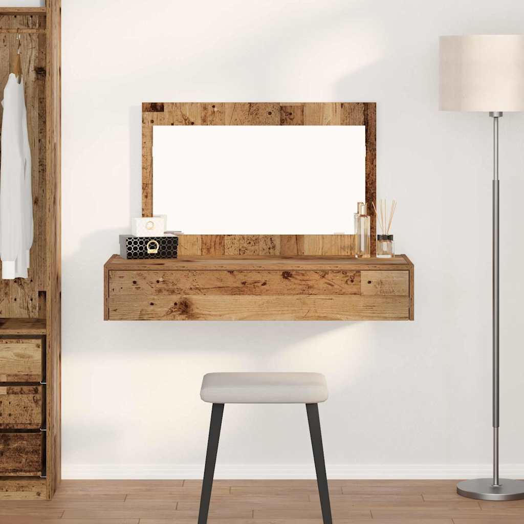 Klædeskab med skuffe Brun 100 x 40 x 70 cm Konstrueret træ