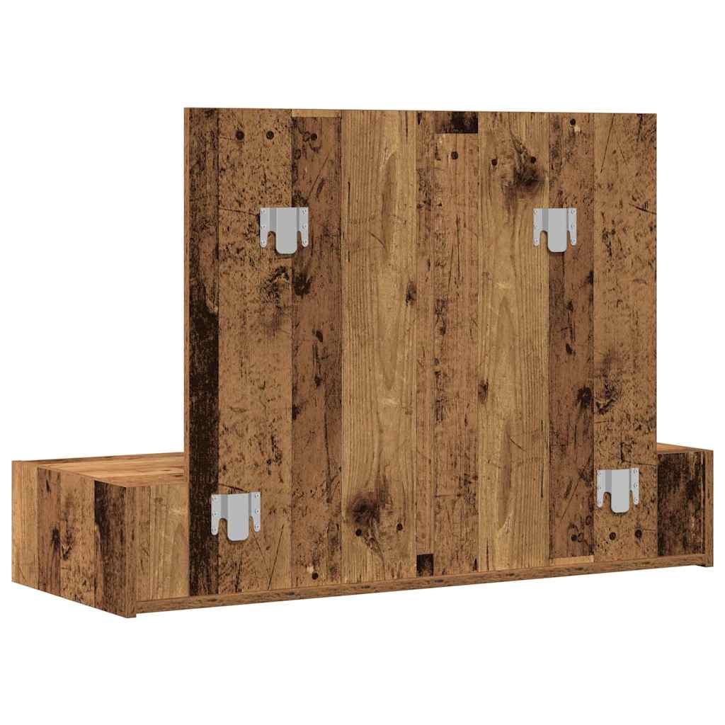 Klædeskab med skuffe Brun 100 x 40 x 70 cm Konstrueret træ