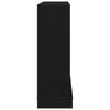 forsats til pejs 100x30x87,5 cm konstrueret træ sort-eg