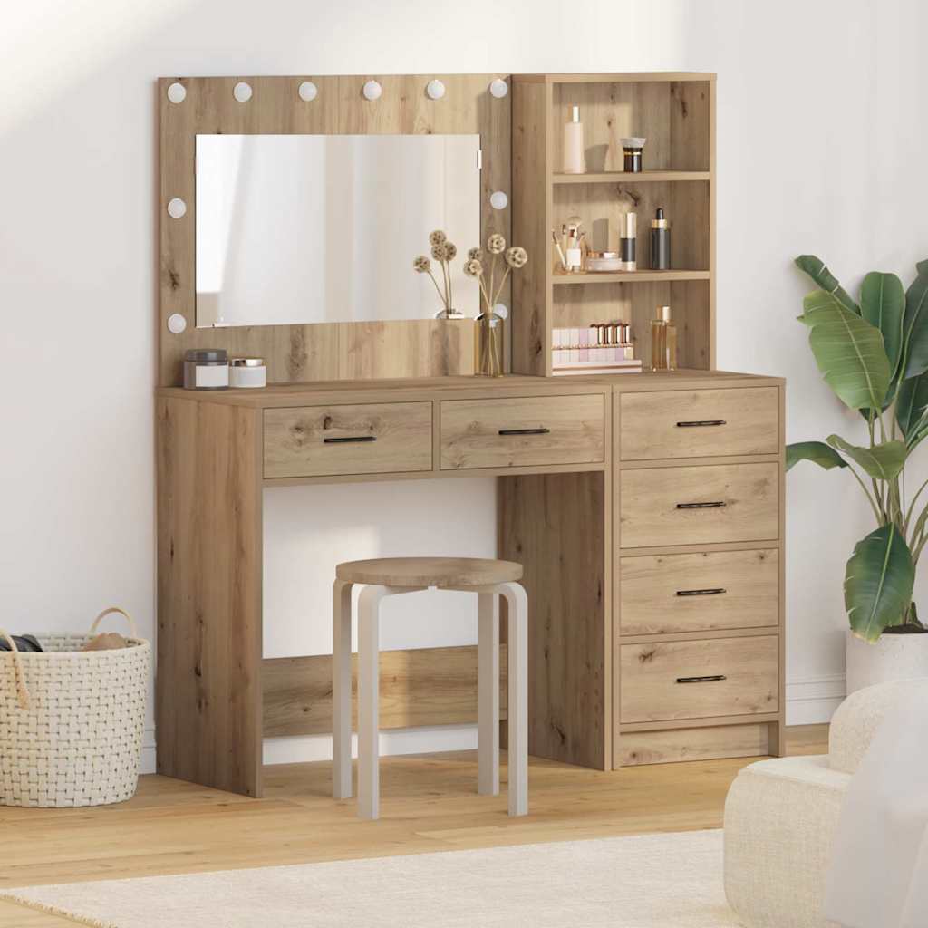 Klædeskab med skuffe Brun 78.5 x 41 x 135 cm Konstrueret træ