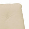 Afslappende stol Creme 69 x 74 x 93 cm Stof