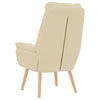 Afslappende stol Creme 69 x 74 x 93 cm Stof