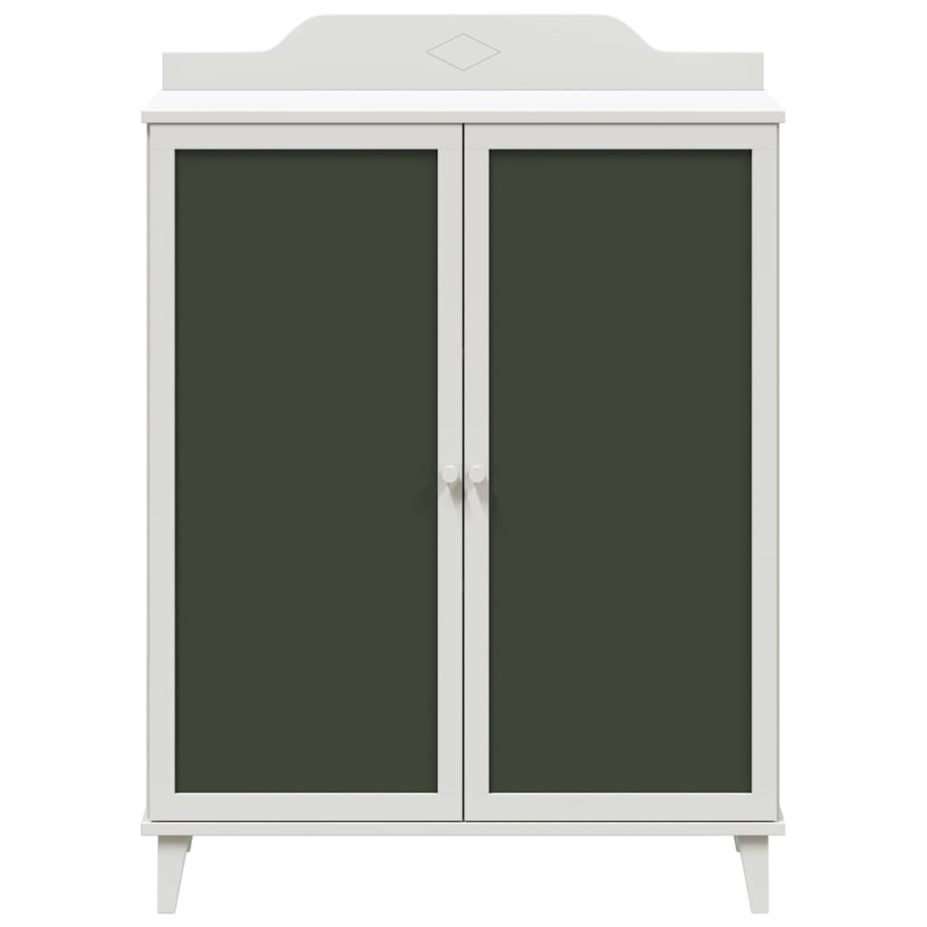 Kridttavle Skab med hylde med opbevaring Hvid Konstrueret træ