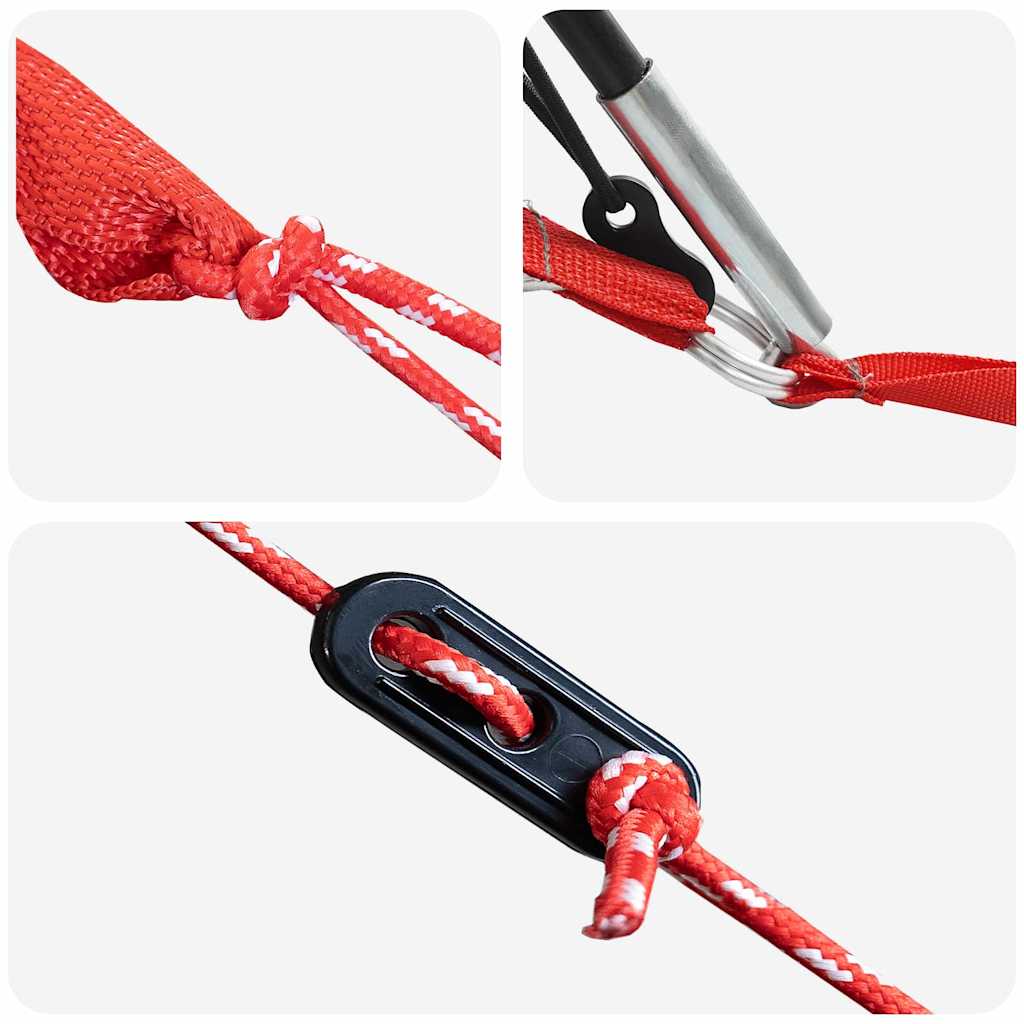 Tunneltelt Blå 710 x 460 x 245 cm 185T Polyester med PU Coating