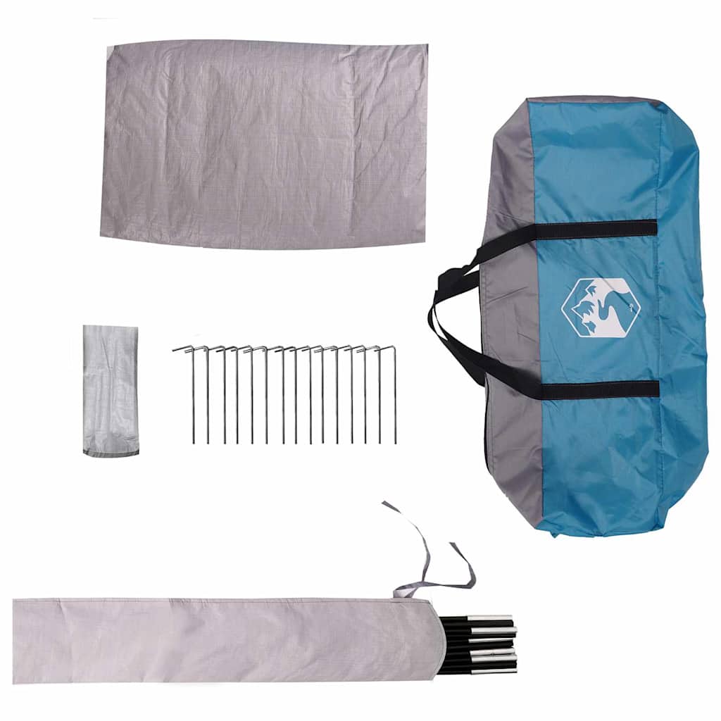 Dome Telt Blå 505 x 450 x 248 cm 185T Polyester med PU Coating