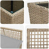 Have Bistro Sæt 3 pcs Beige Poly rattan