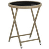 Have Bistro Sæt 3 pcs Beige Poly rattan