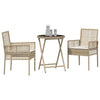 Have Bistro Sæt 3 pcs Beige Poly rattan