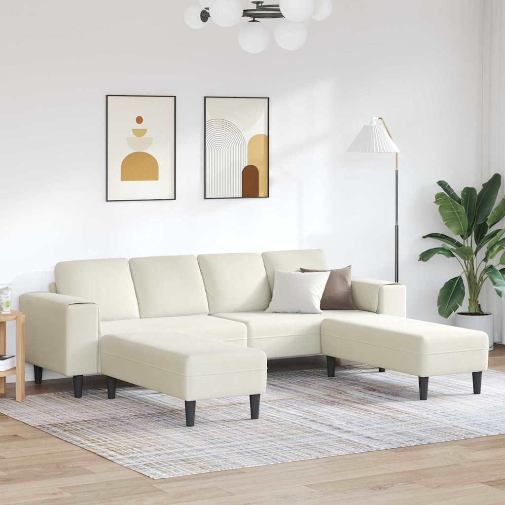 Stue Sofa 3 pcs Creme