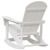 Adirondack Gyngestole 2 pcs Hvid HDPE