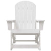Adirondack Gyngestole 2 pcs Hvid HDPE