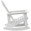 Adirondack Gyngestole 2 pcs Hvid HDPE