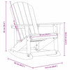 Adirondack Gyngestole 2 pcs Hvid HDPE