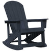 Adirondack Gyngestole 2 pcs Marineblå HDPE