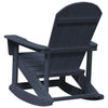 Adirondack Gyngestole 2 pcs Marineblå HDPE