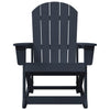 Adirondack Gyngestole 2 pcs Marineblå HDPE