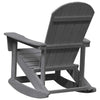 Adirondack Gyngestole 2 pcs Lysegrå HDPE
