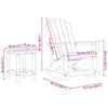 Have lounge sæt Hvid HDPE