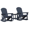Have lounge sæt Marineblå HDPE