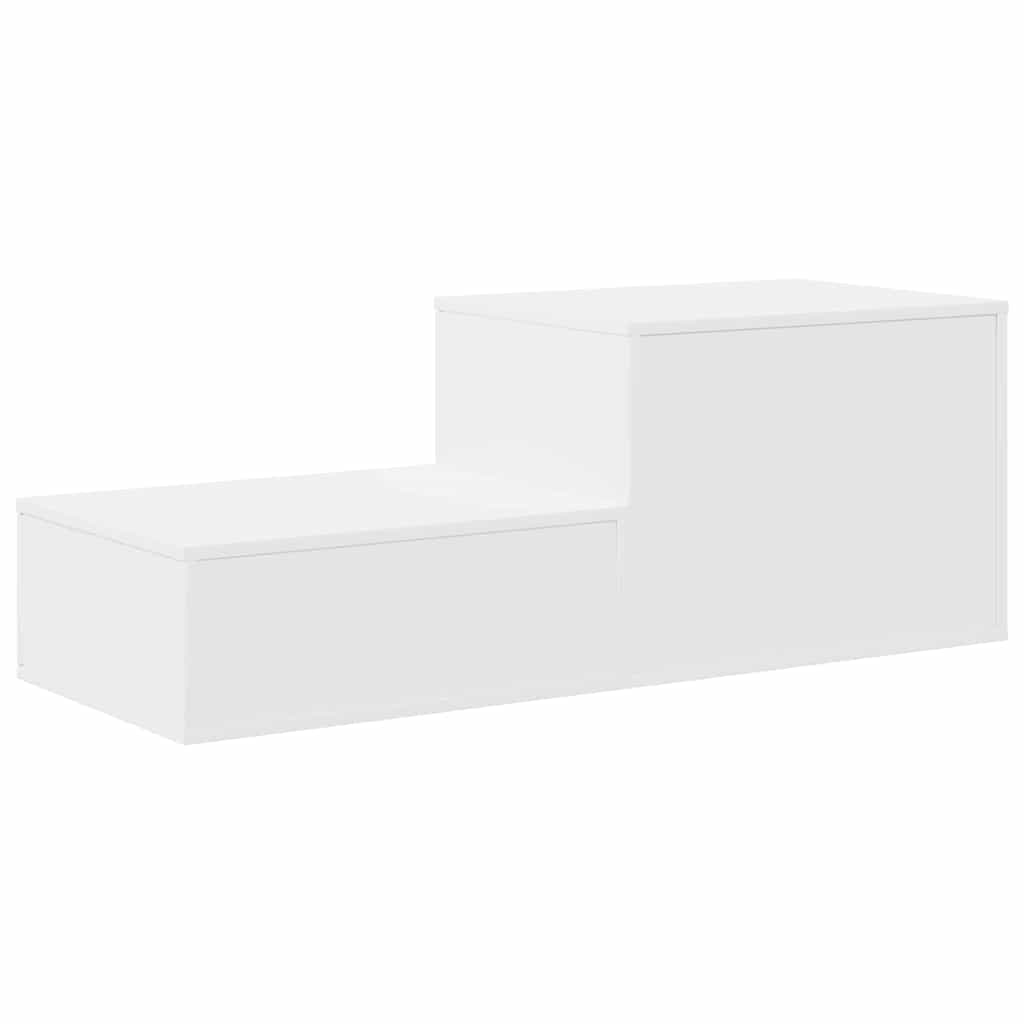 Opbevaringsskab Hvid 127 x 41 x 40 cm Konstrueret træ