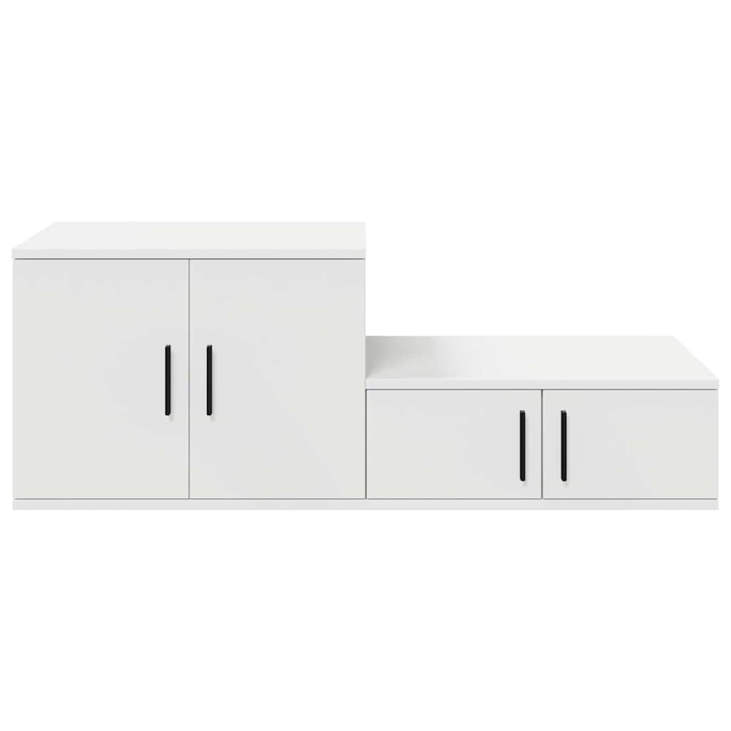Opbevaringsskab Hvid 127 x 41 x 40 cm Konstrueret træ