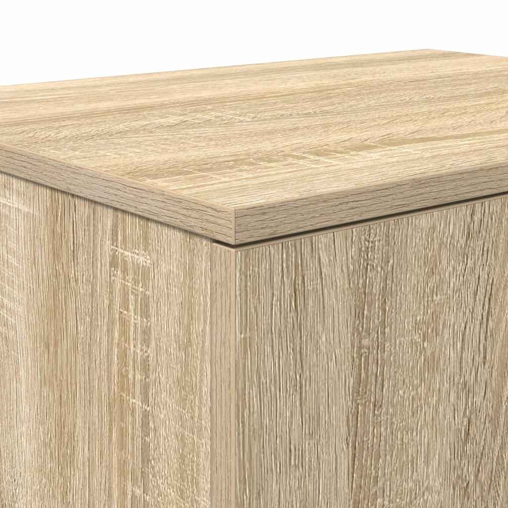 Opbevaringsskab Sonoma-eg 127 x 41 x 40 cm Konstrueret træ