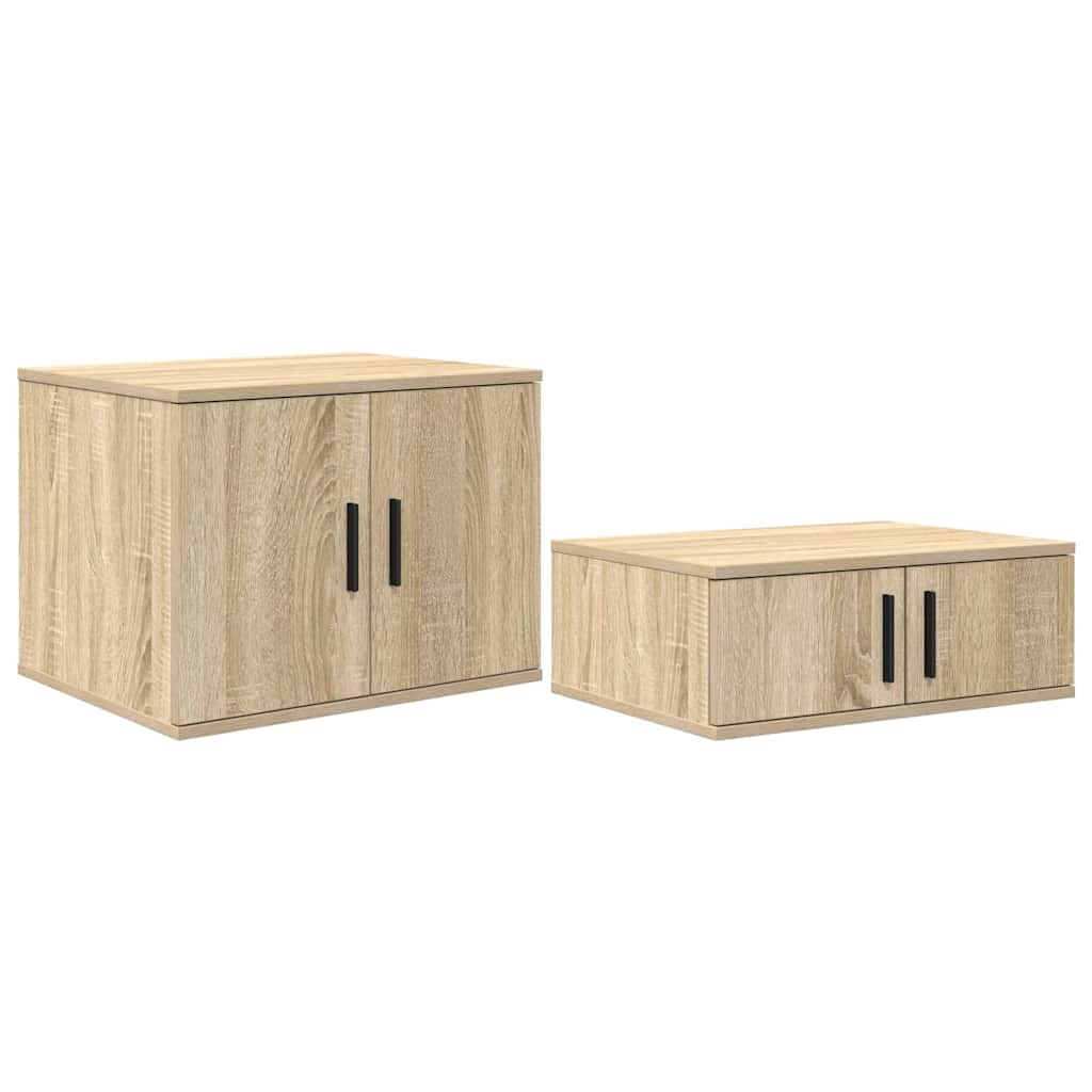 Opbevaringsskab Sonoma-eg 127 x 41 x 40 cm Konstrueret træ